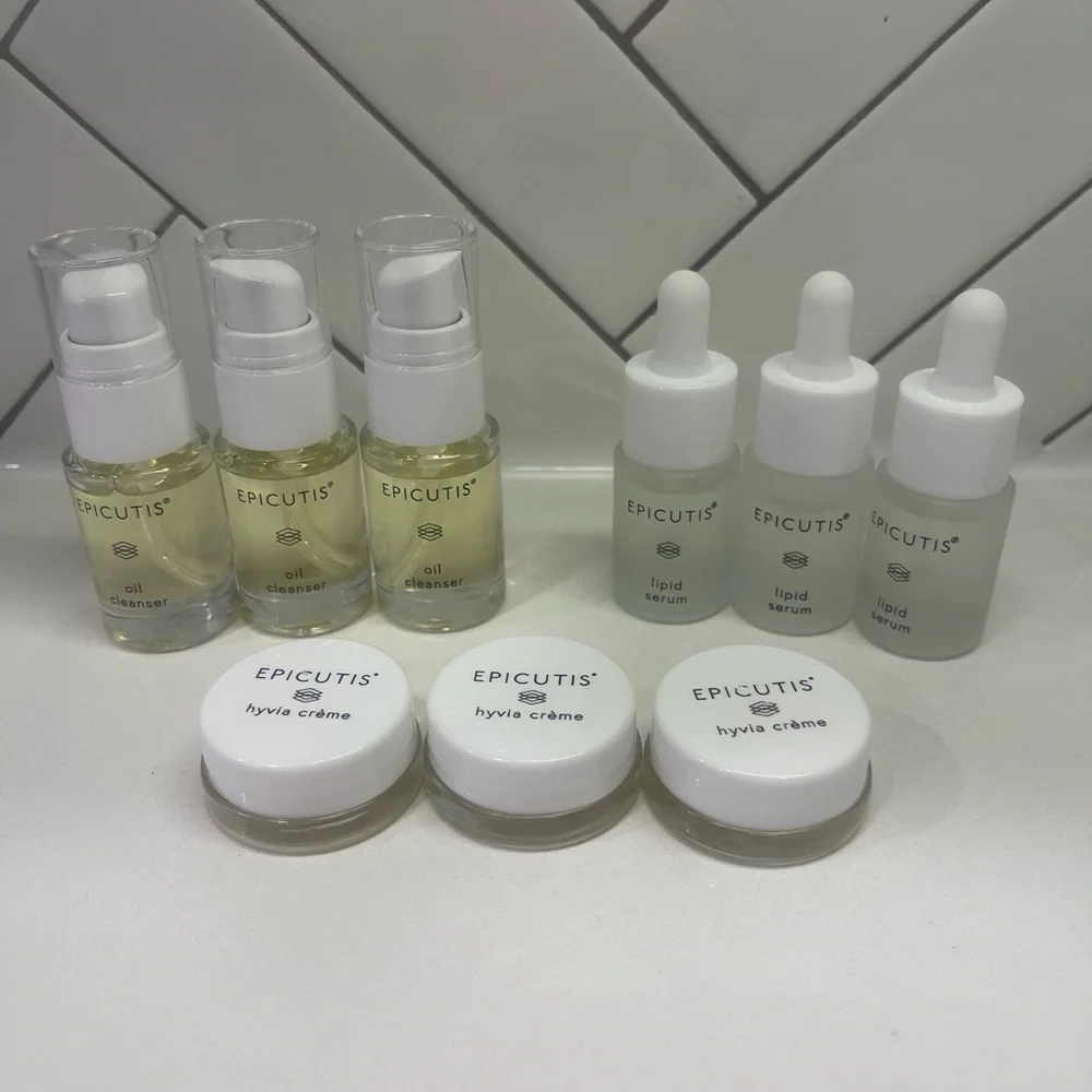 Epicutis Lipid Serum, Hyvia Cream and Oil Cleanser - Picture 1 of 4